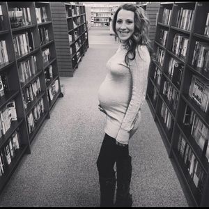 Free people silver lace turtleneck sweater knit sm‎